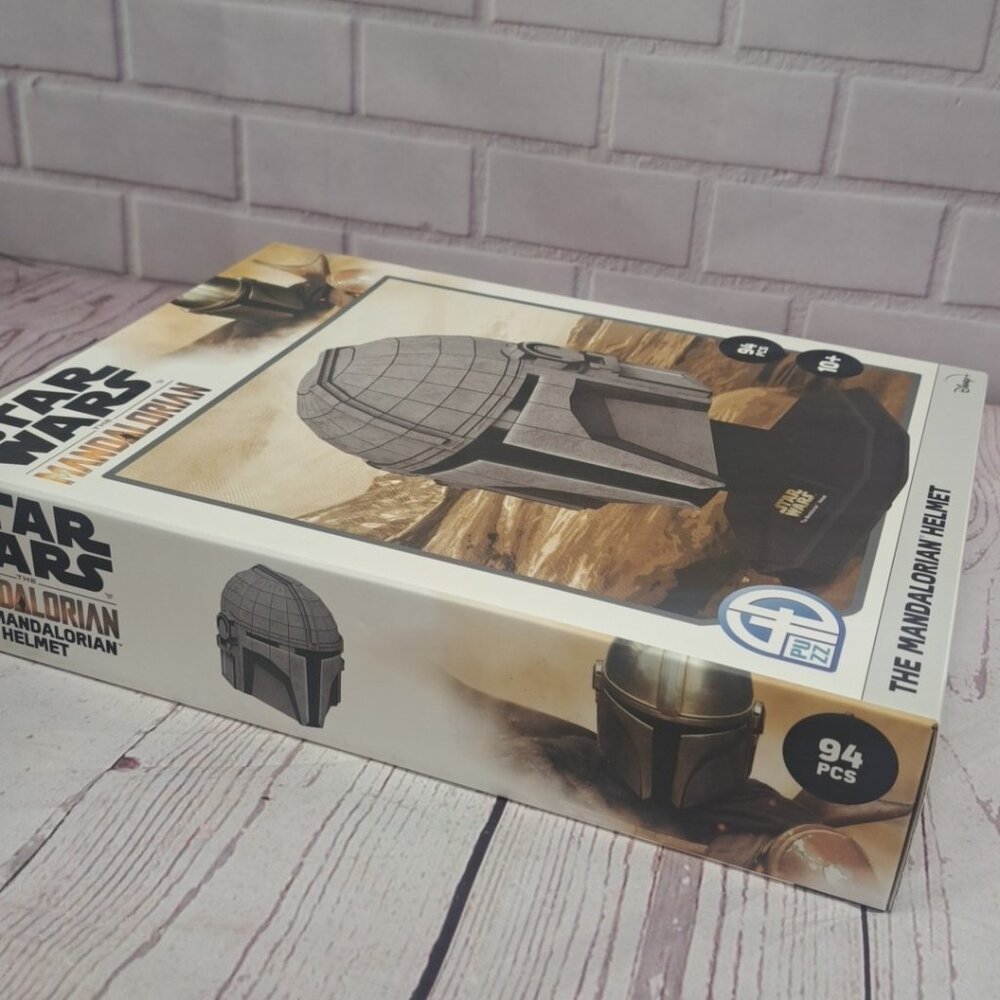 Star Wars Mandalorian Helmet 4D Puzzle, 94 Piece - Sealed Box - Picture 6 of 7